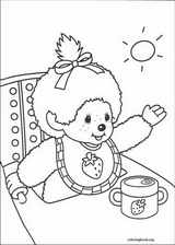 Monchhichi coloring page (002)