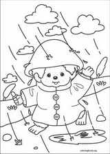 Monchhichi coloring page (003)