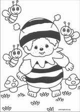 Monchhichi coloring page (008)
