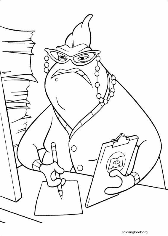 Monsters, Inc. coloring page (003)