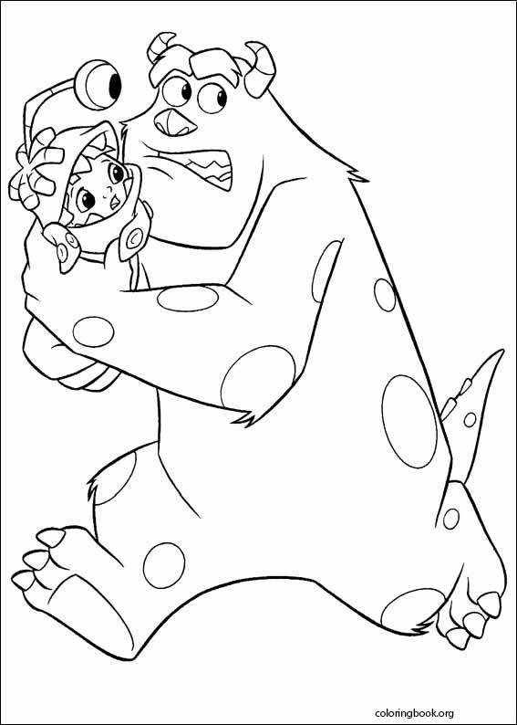 Monsters, Inc. coloring page (025)