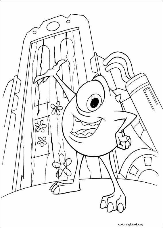 Monsters, Inc. coloring page (026)