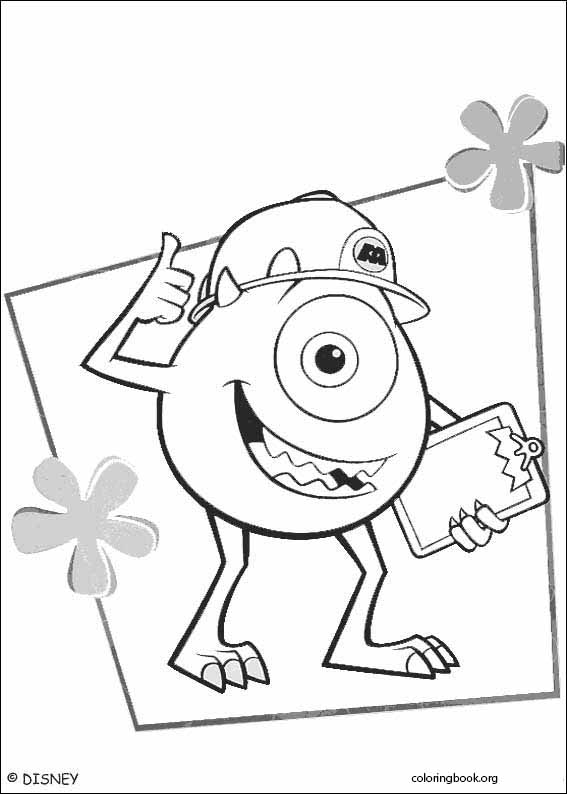 Monsters, Inc. coloring page (033)