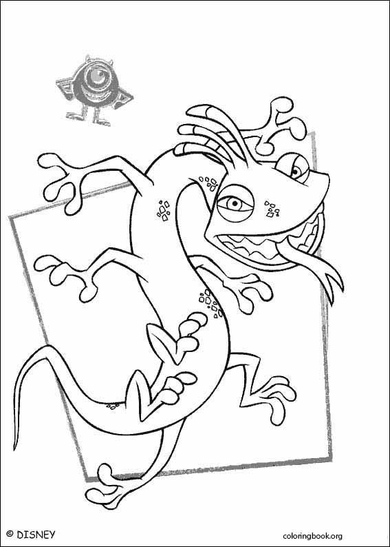 Monsters, Inc. coloring page (035)