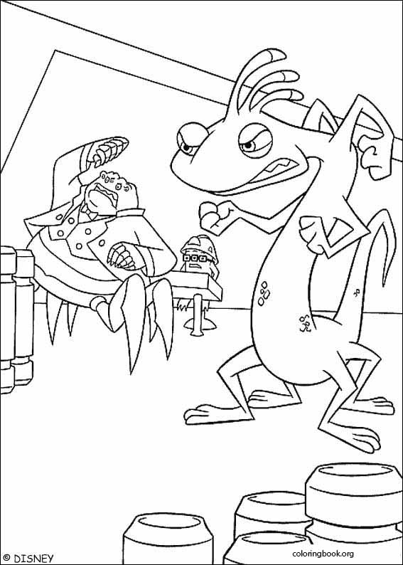 Monsters, Inc. coloring page (042)