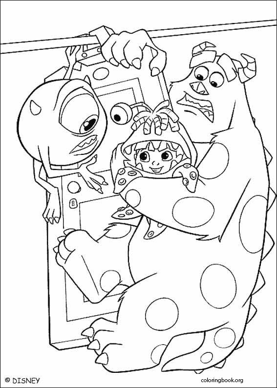 Monsters, Inc. coloring page (044)