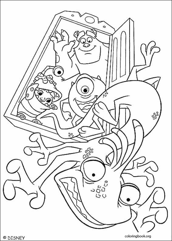 Monsters, Inc. coloring page (045)