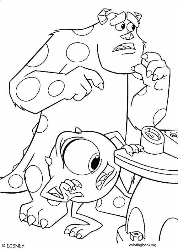 Monsters, Inc. coloring page (046)