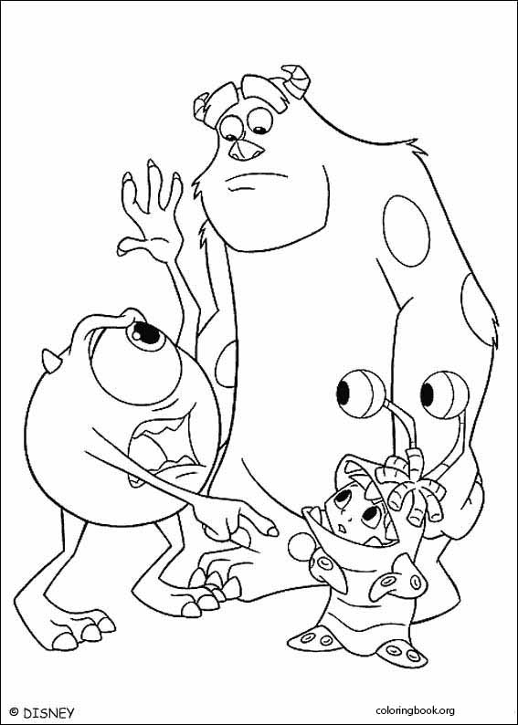 Monsters, Inc. coloring page (048)