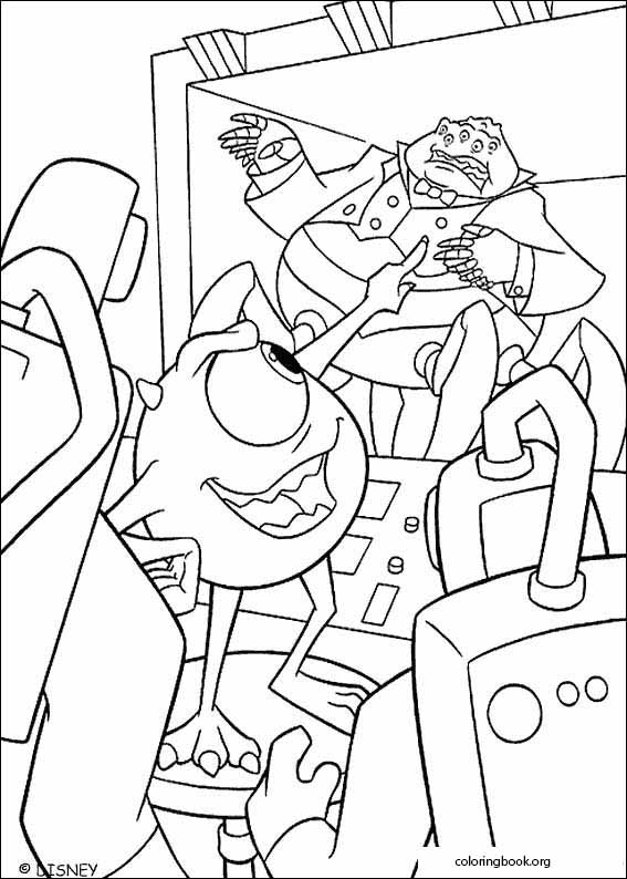Monsters, Inc. coloring page (049)