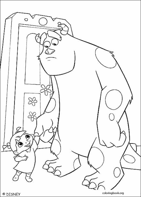 Monsters, Inc. coloring page (051)
