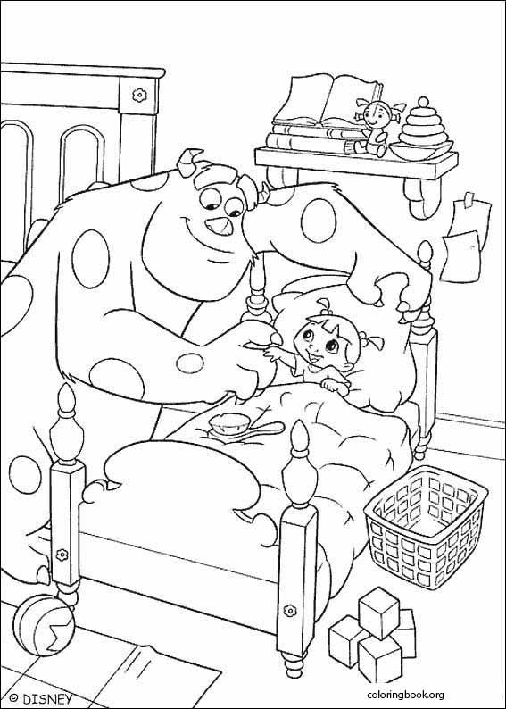 Monsters, Inc. coloring page (052)