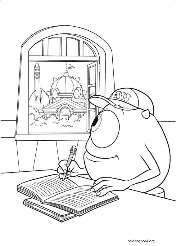Monsters University coloring page (003)