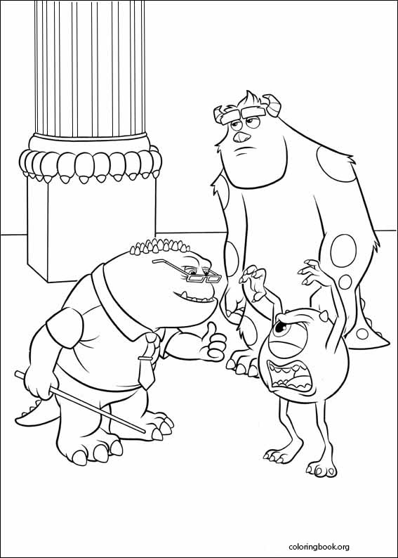 Monsters University coloring page (023)