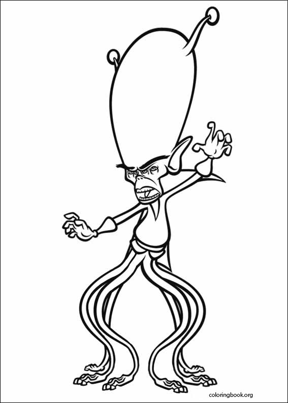 Monsters vs. Aliens coloring page (001)