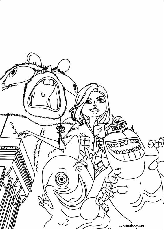 Monsters vs. Aliens coloring page (011)