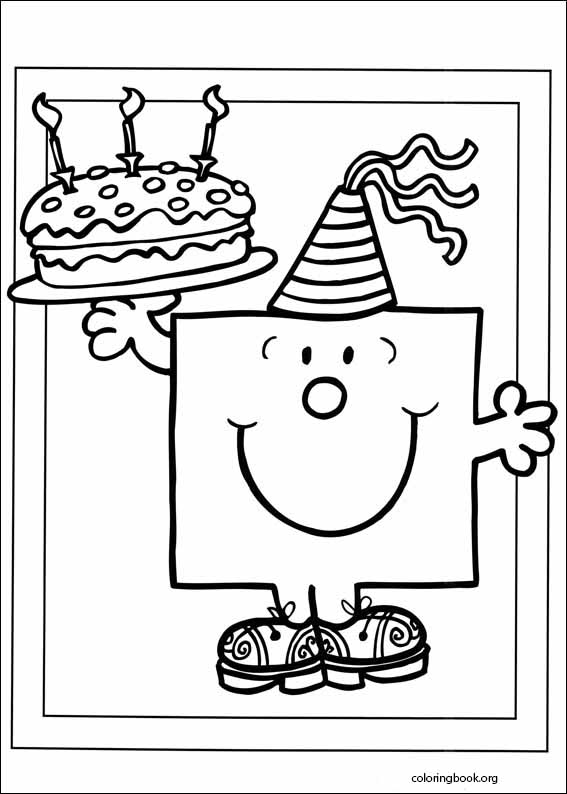 Mr. Men coloring page (049)