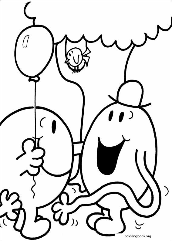 Mr. Men coloring page (063)