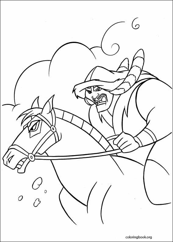 Mulan coloring page (013)