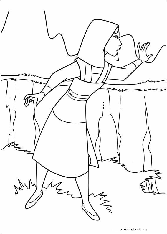 Mulan coloring page (021)