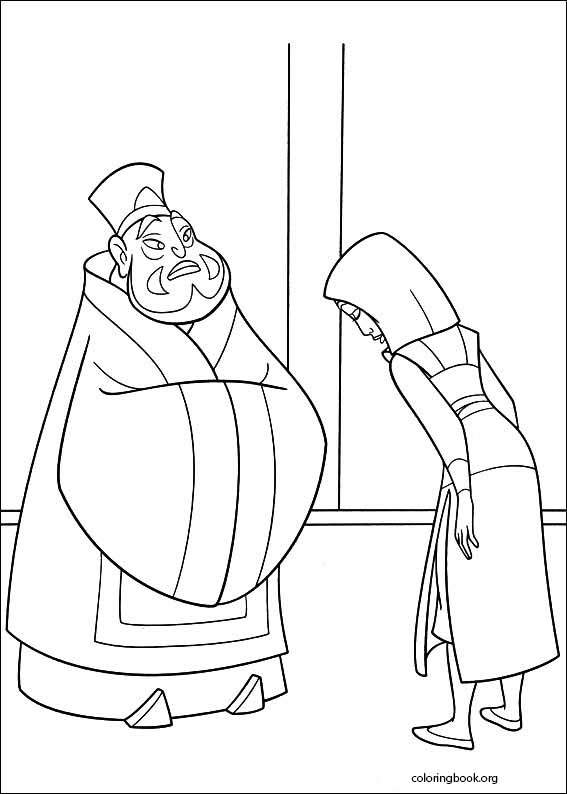 Mulan coloring page (023)