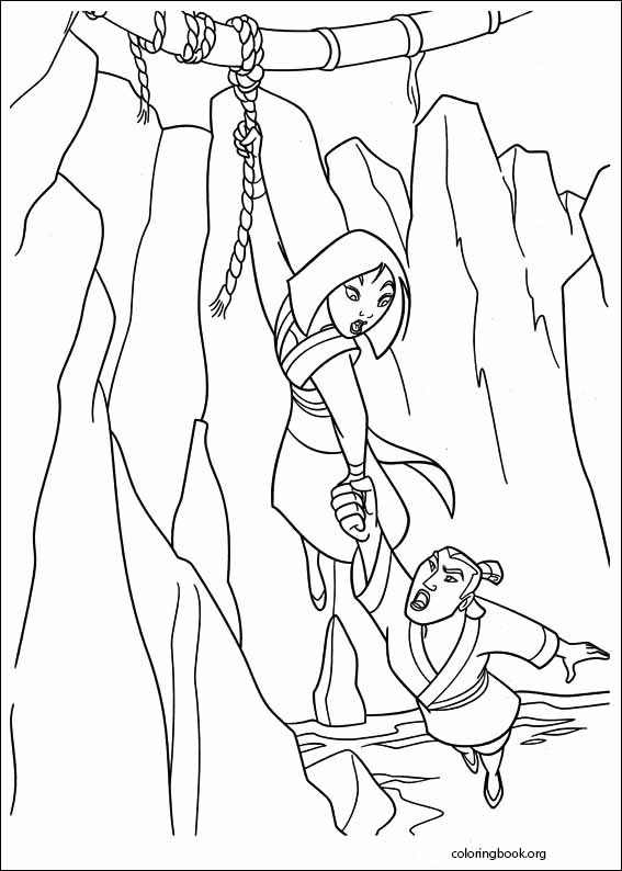Mulan coloring page (031)