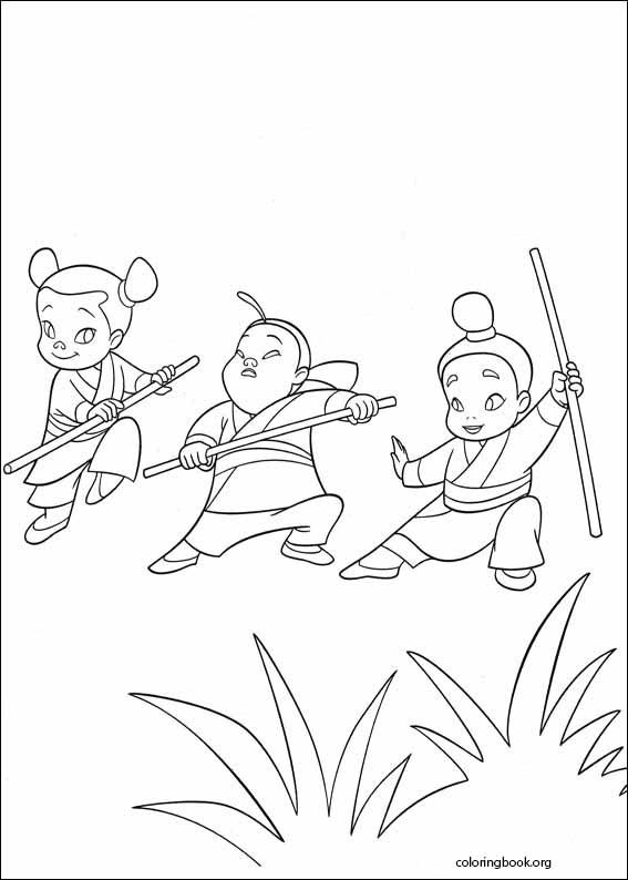 Mulan coloring page (042)