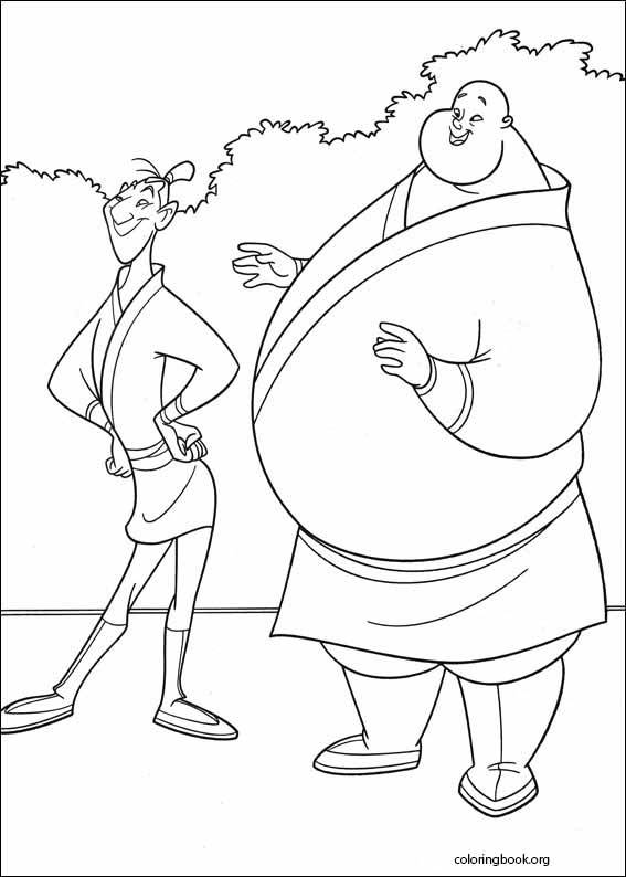 Mulan coloring page (047)