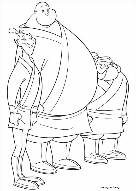 Mulan coloring page (048)