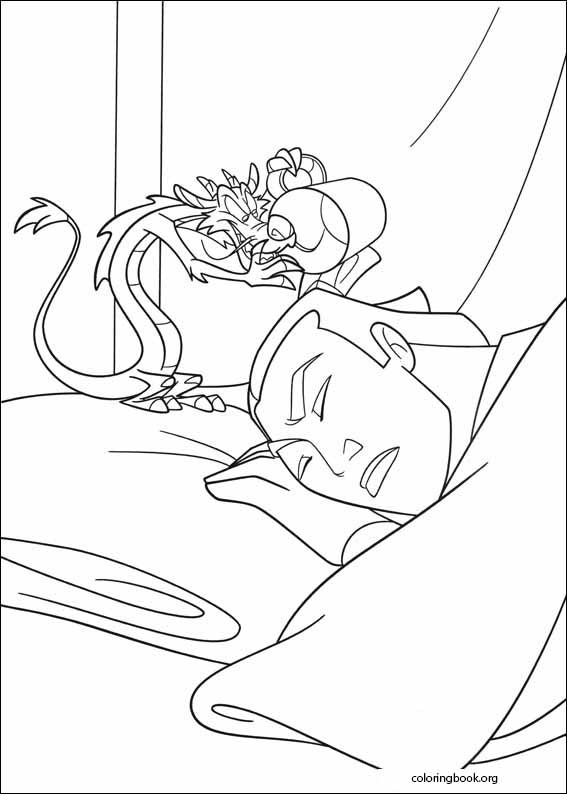 Mulan coloring page (049)