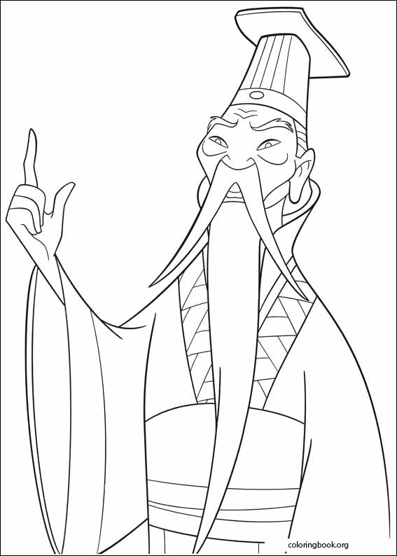 Mulan coloring page (050)