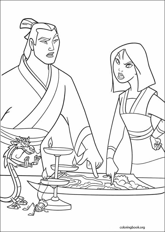 Mulan coloring page (052)