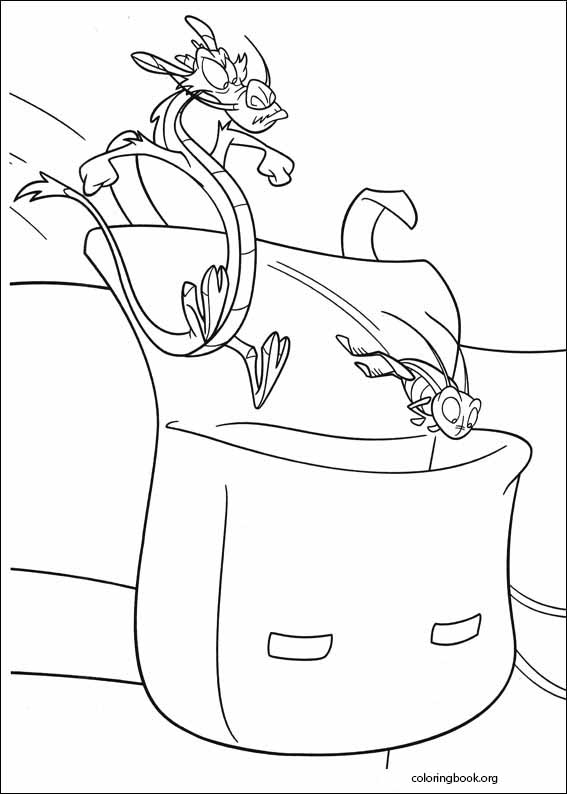 Mulan coloring page (054)