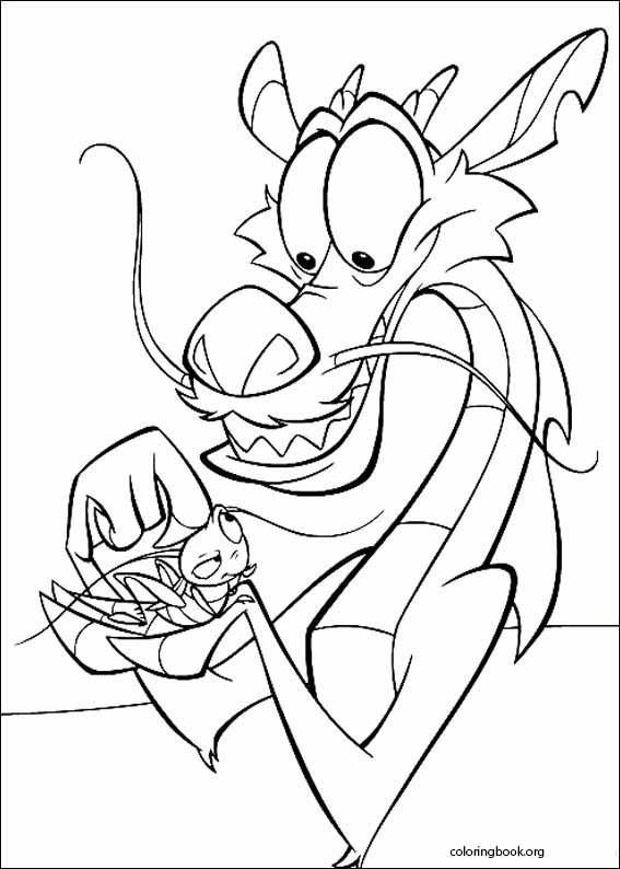 Mulan coloring page (056)