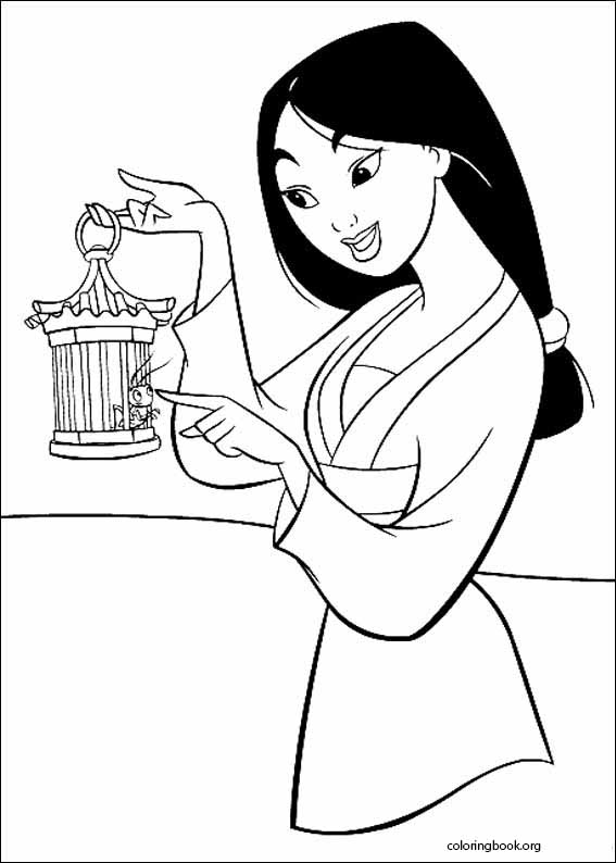 Mulan coloring page (058)