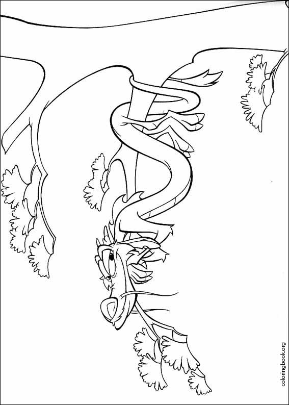 Mulan coloring page (064)