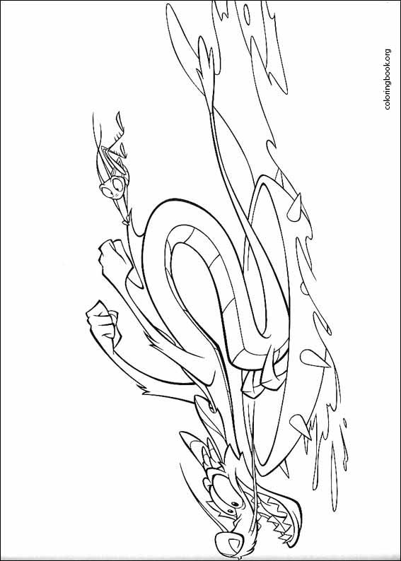 Mulan coloring page (065)