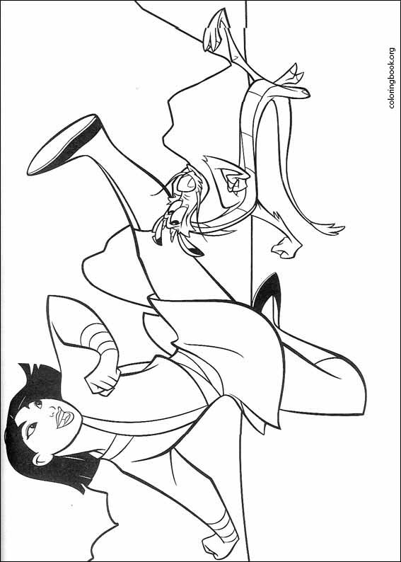Mulan coloring page (066)
