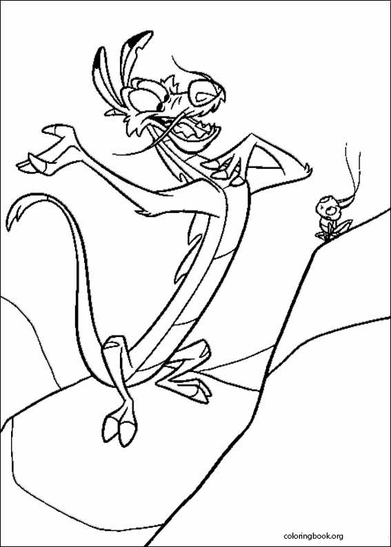 Mulan coloring page (072)