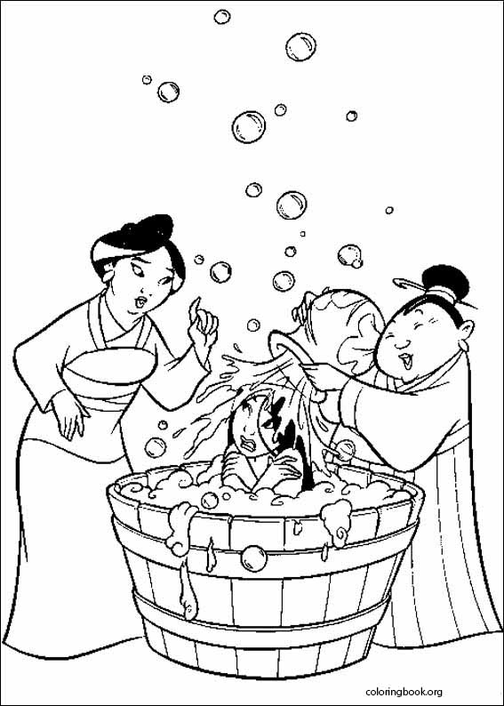 Mulan coloring page (077)
