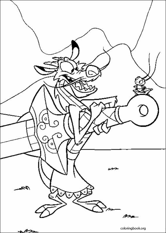Mulan coloring page (078)