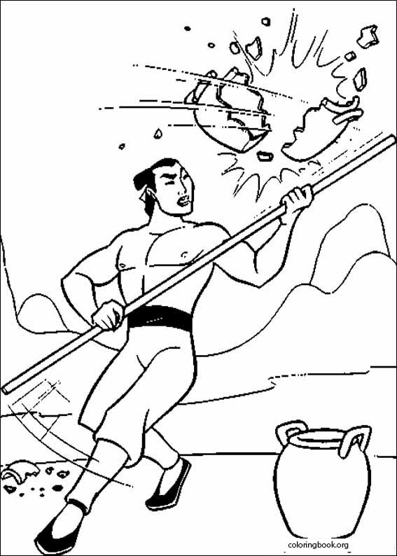 Mulan coloring page (081)