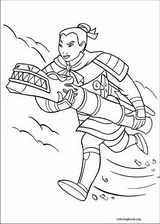 Mulan coloring page (015)
