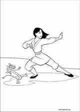 Mulan coloring page (055)
