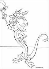 Mulan coloring page (070)