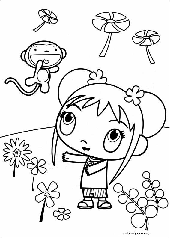 Ni Hao, Kai-Lan coloring page (024)