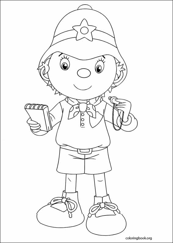 Noddy coloring page (014)