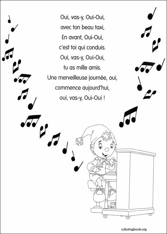 Noddy coloring page (047)