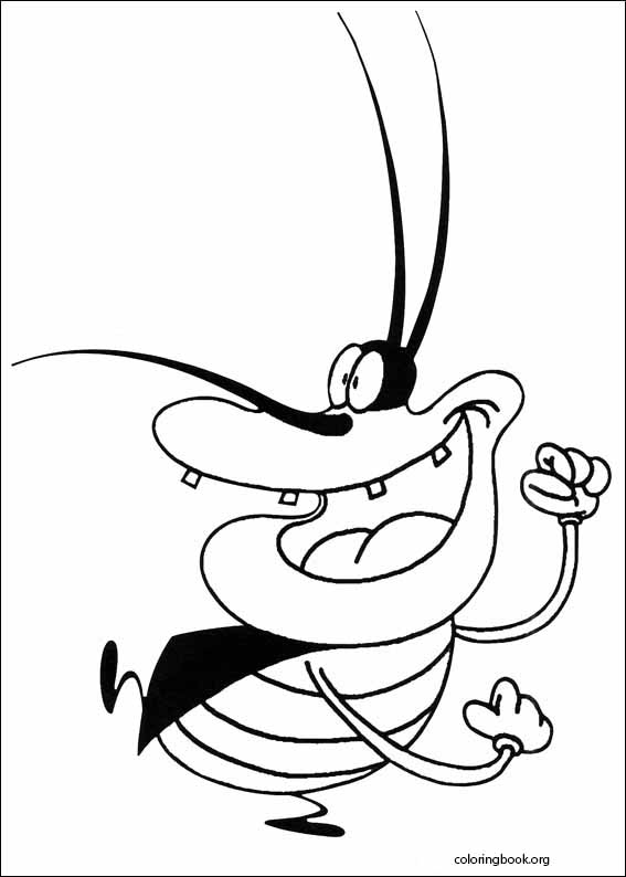 Oggy And The Cockroaches coloring page (004)