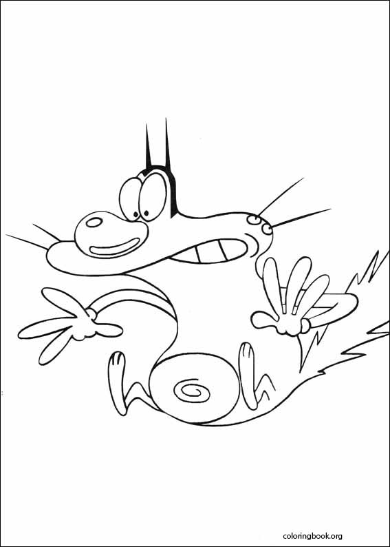 Oggy And The Cockroaches coloring page (011)